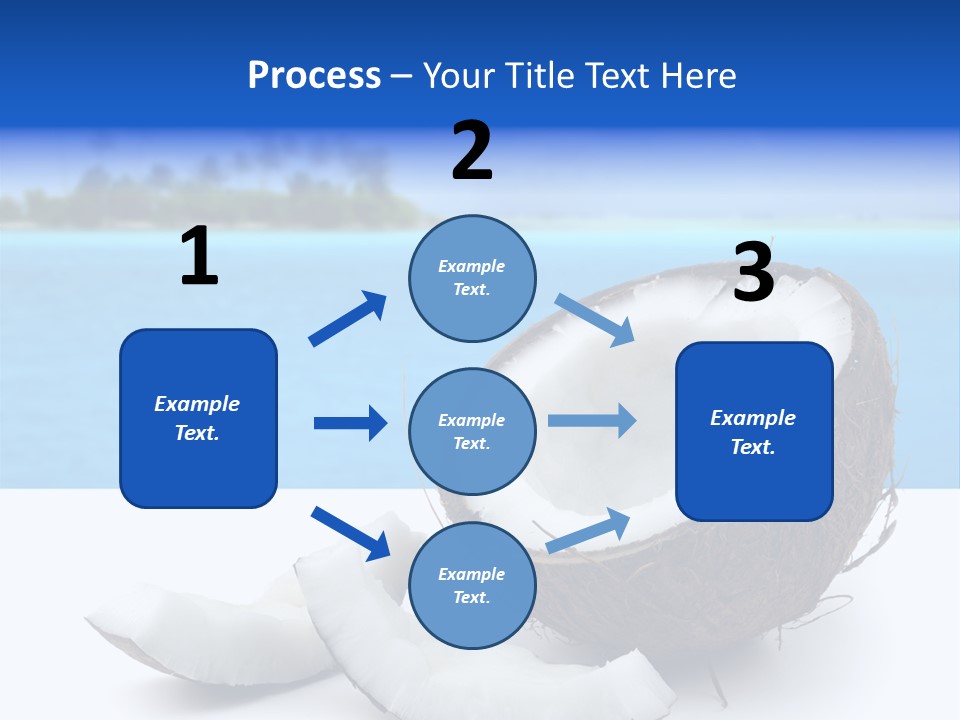 Paradise Relax Coconut PowerPoint Template