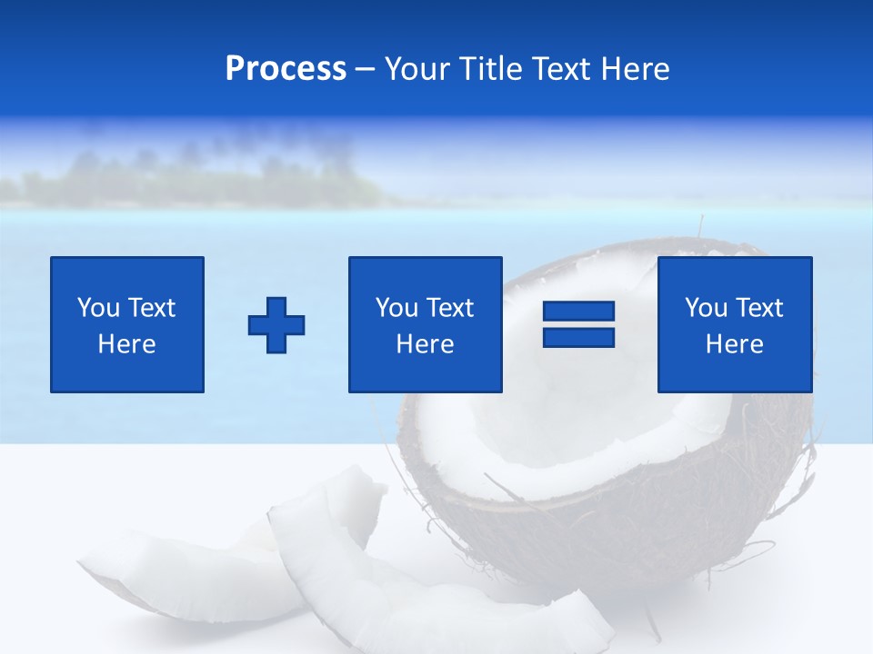 Paradise Relax Coconut PowerPoint Template