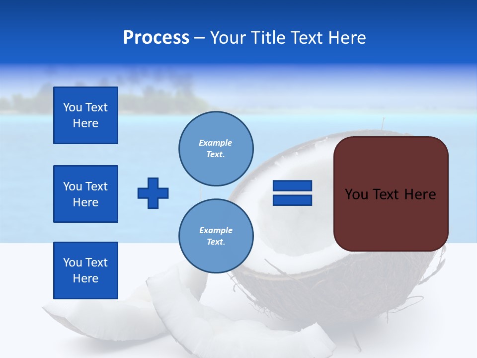 Paradise Relax Coconut PowerPoint Template