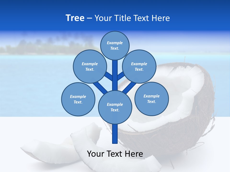 Paradise Relax Coconut PowerPoint Template