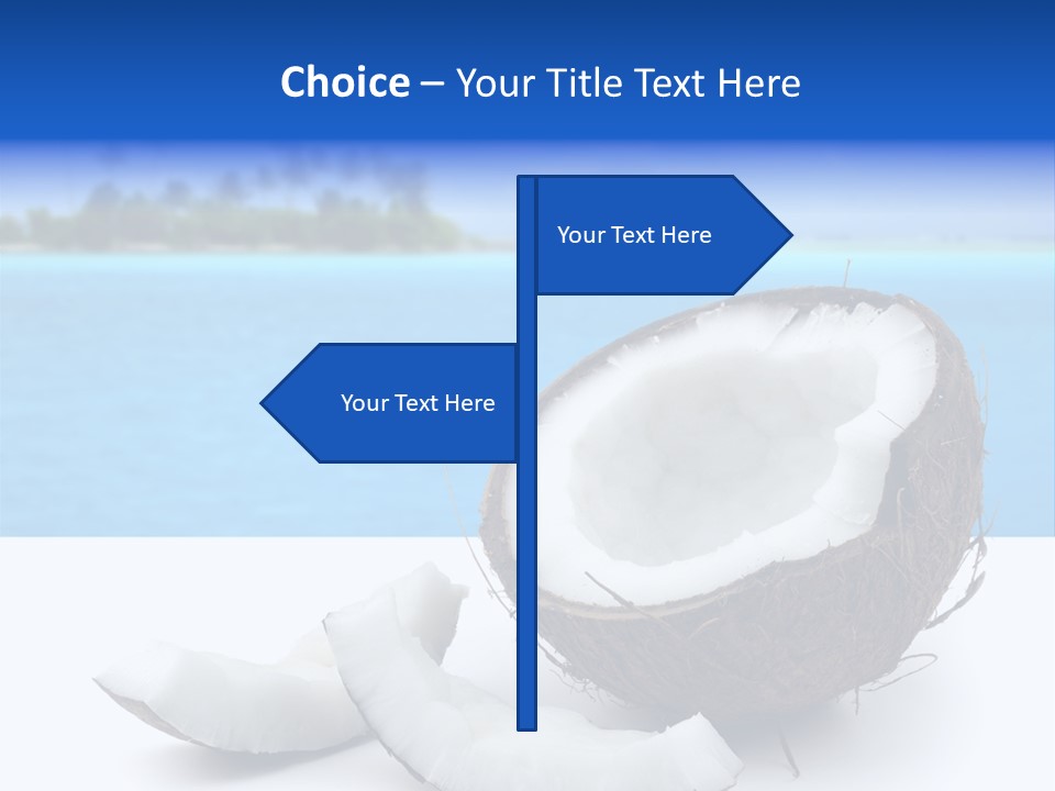 Paradise Relax Coconut PowerPoint Template
