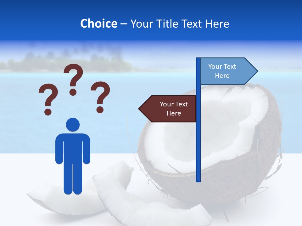 Paradise Relax Coconut PowerPoint Template