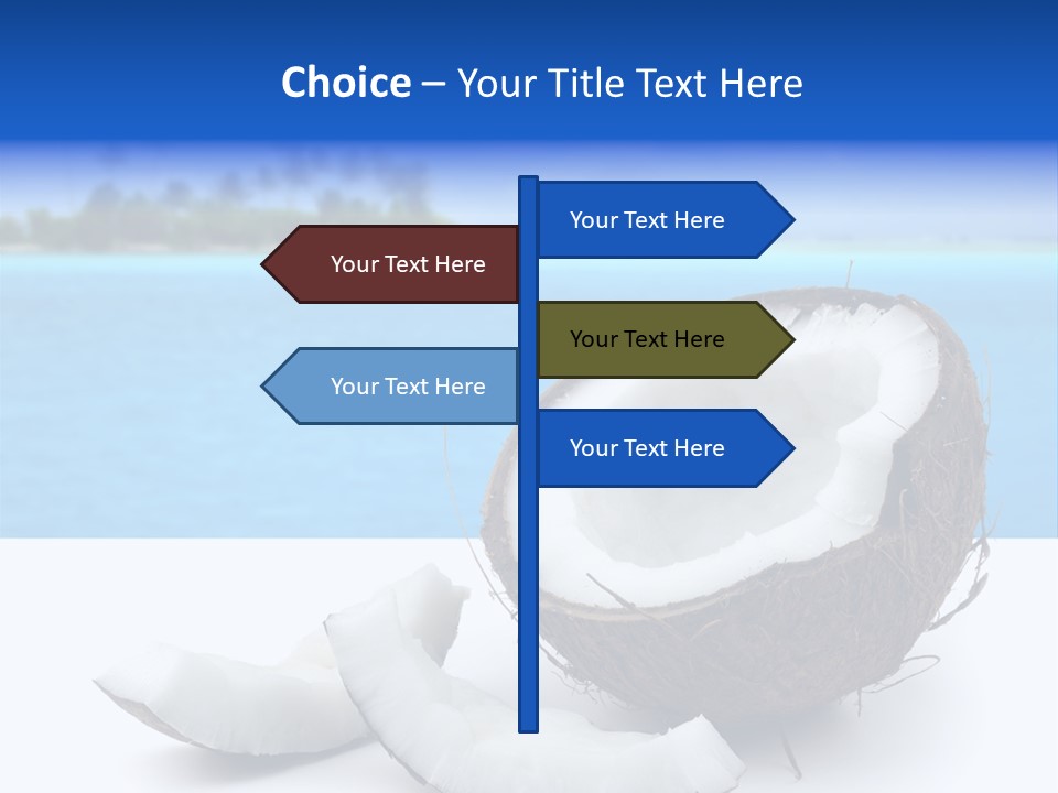 Paradise Relax Coconut PowerPoint Template