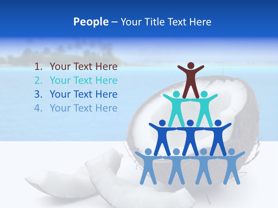 Paradise Relax Coconut PowerPoint Template