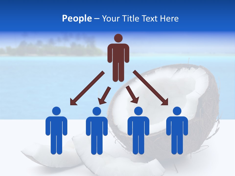 Paradise Relax Coconut PowerPoint Template