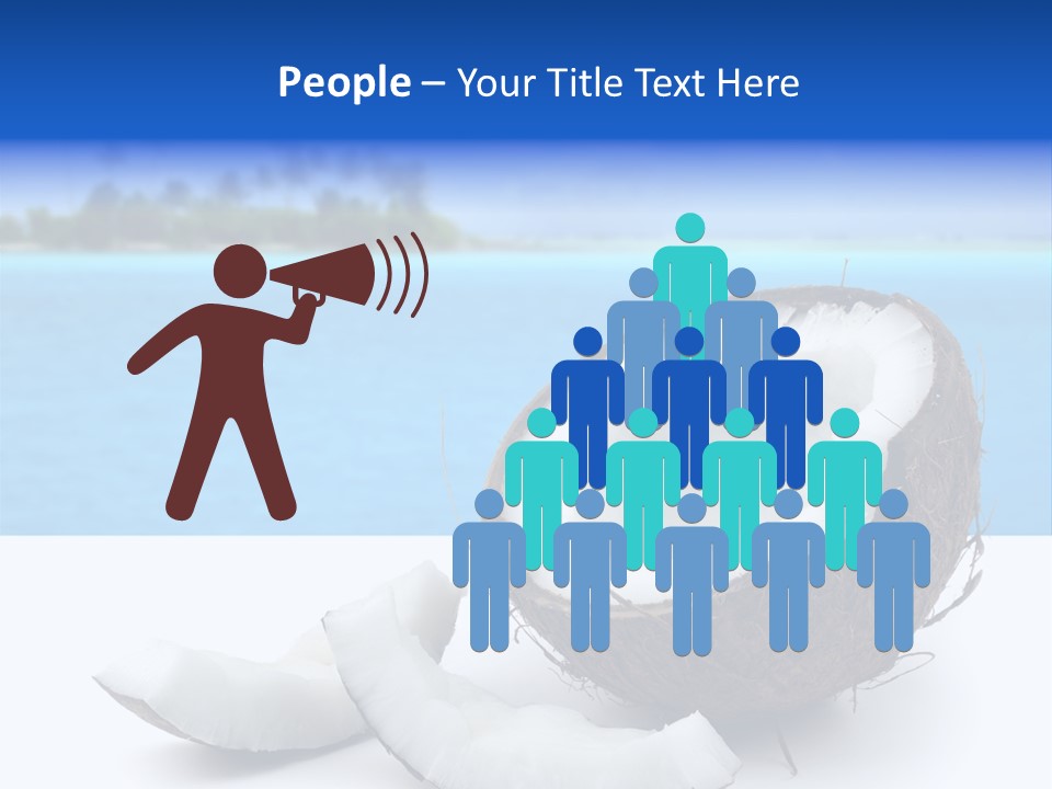 Paradise Relax Coconut PowerPoint Template