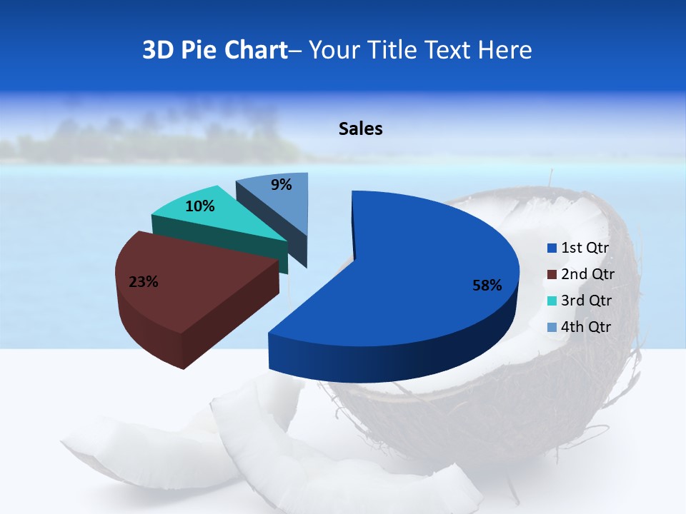 Paradise Relax Coconut PowerPoint Template