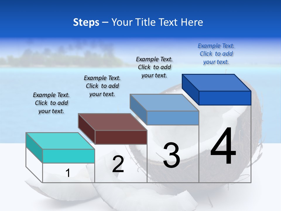 Paradise Relax Coconut PowerPoint Template