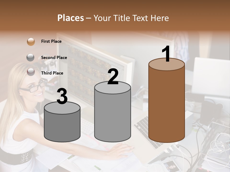 Happiness Copyspace Sit PowerPoint Template