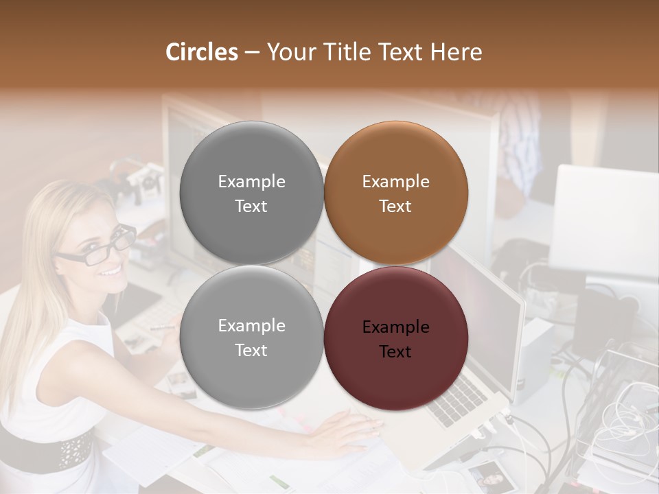 Happiness Copyspace Sit PowerPoint Template