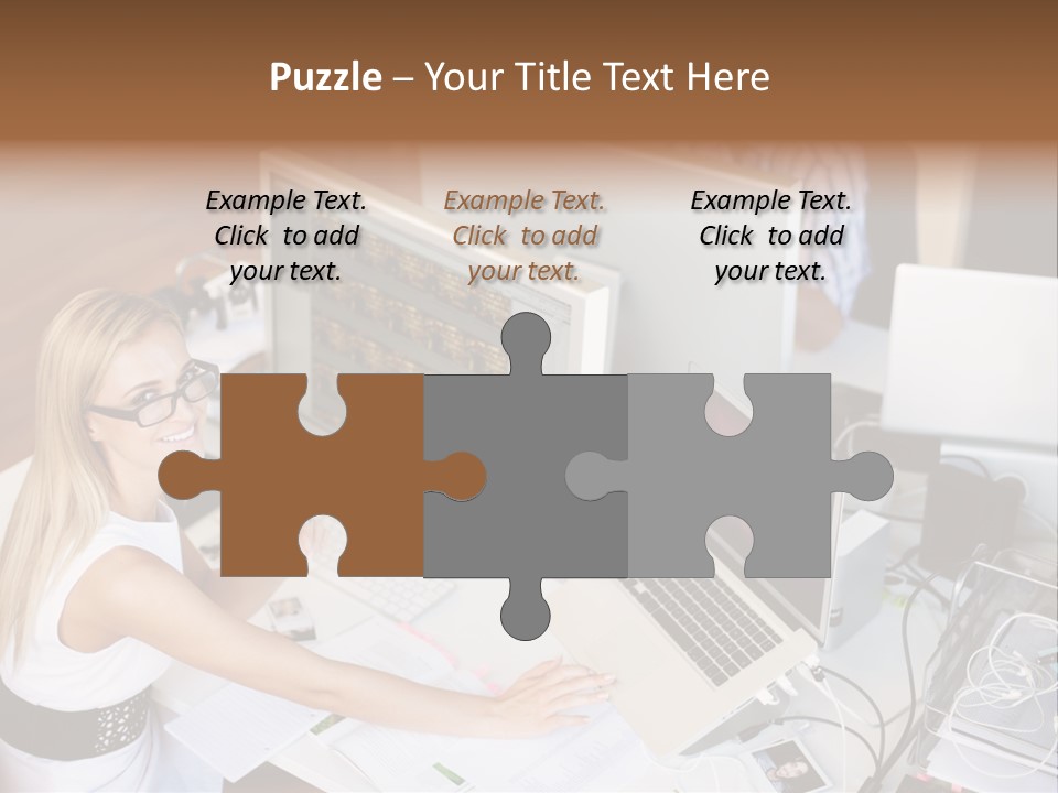 Happiness Copyspace Sit PowerPoint Template