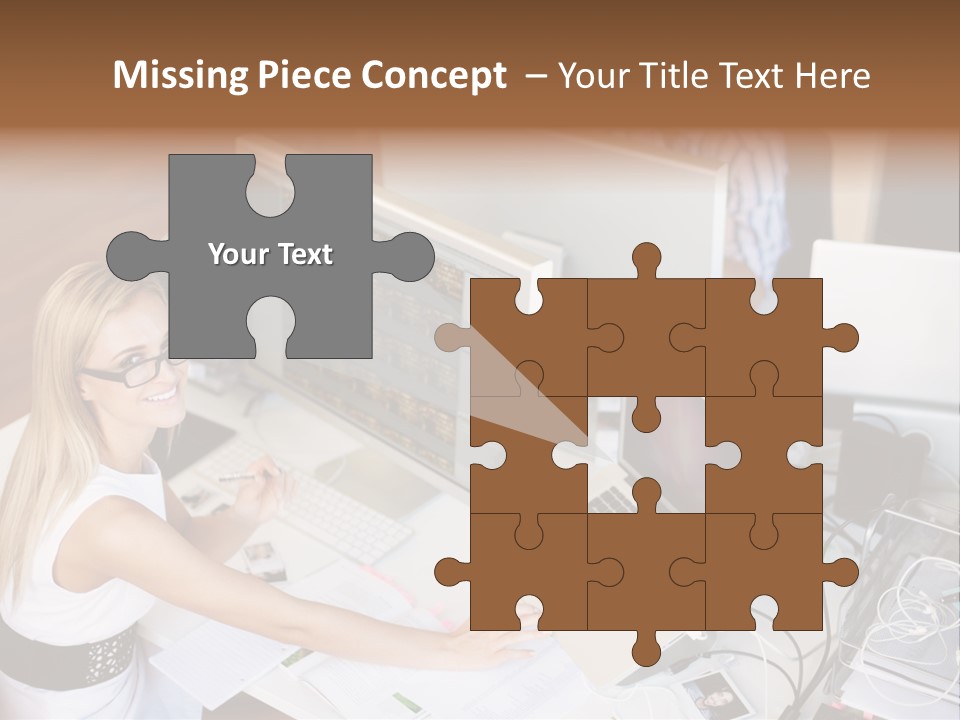 Happiness Copyspace Sit PowerPoint Template