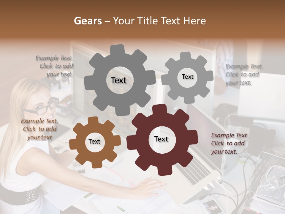 Happiness Copyspace Sit PowerPoint Template