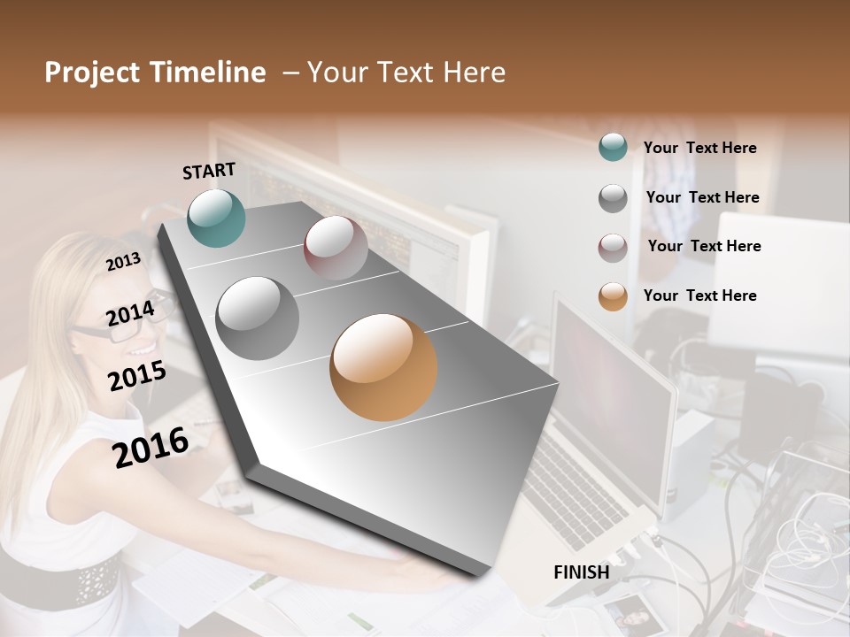 Happiness Copyspace Sit PowerPoint Template