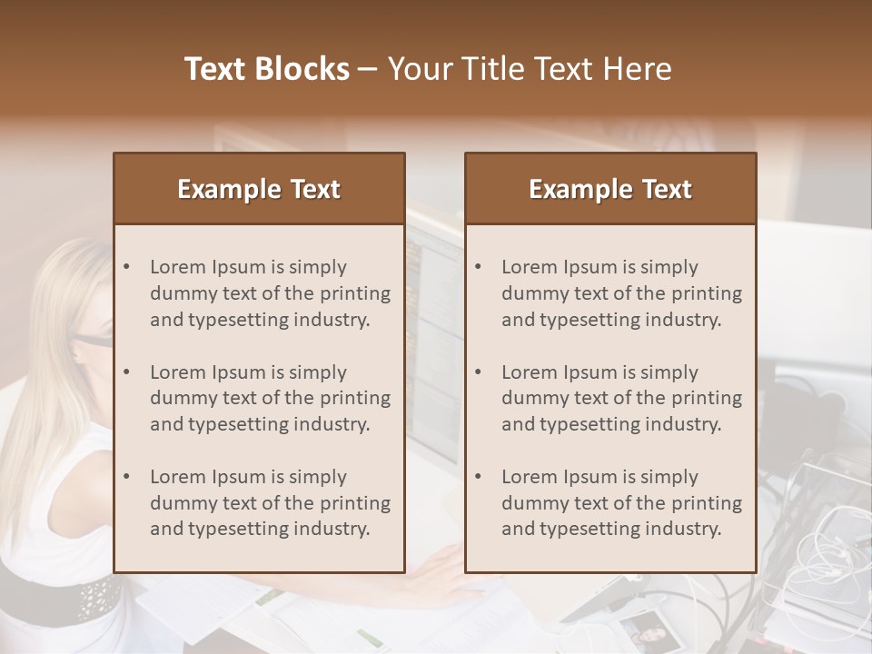 Happiness Copyspace Sit PowerPoint Template