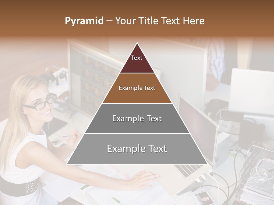 Happiness Copyspace Sit PowerPoint Template