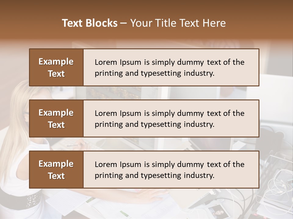 Happiness Copyspace Sit PowerPoint Template