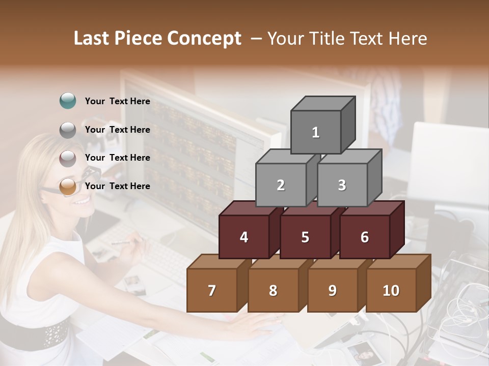Happiness Copyspace Sit PowerPoint Template