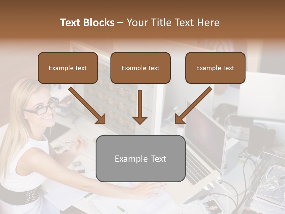 Happiness Copyspace Sit PowerPoint Template