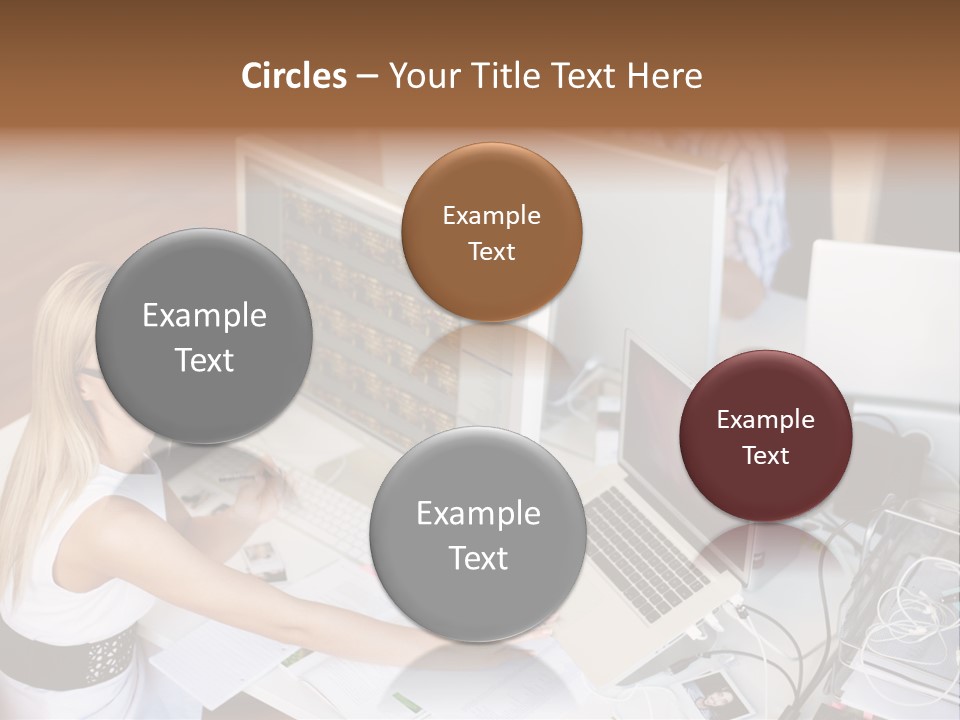 Happiness Copyspace Sit PowerPoint Template