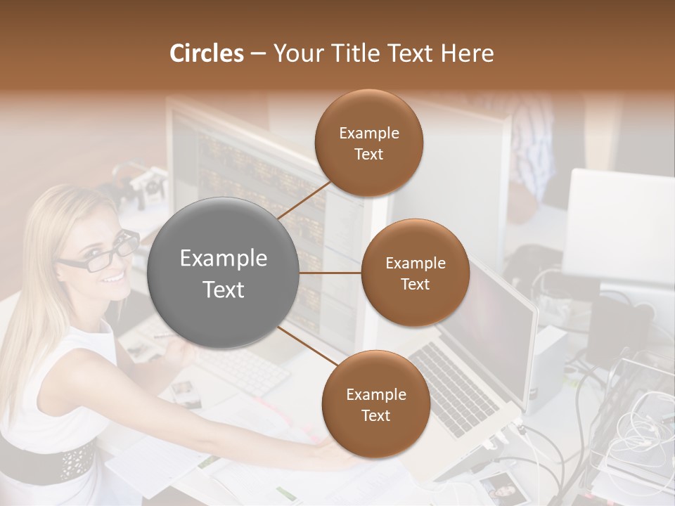 Happiness Copyspace Sit PowerPoint Template
