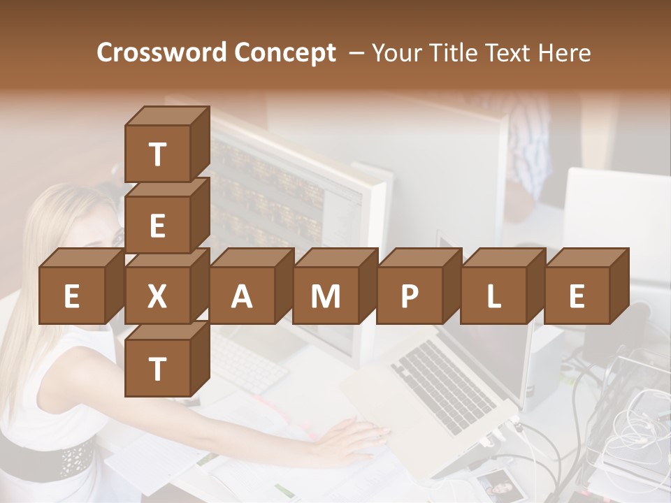 Happiness Copyspace Sit PowerPoint Template
