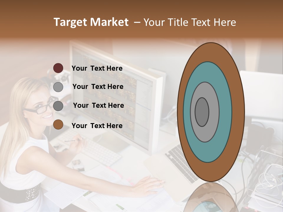 Happiness Copyspace Sit PowerPoint Template