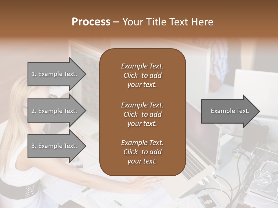 Happiness Copyspace Sit PowerPoint Template