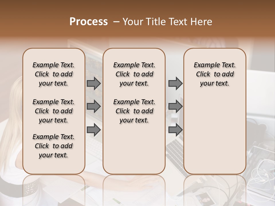 Happiness Copyspace Sit PowerPoint Template