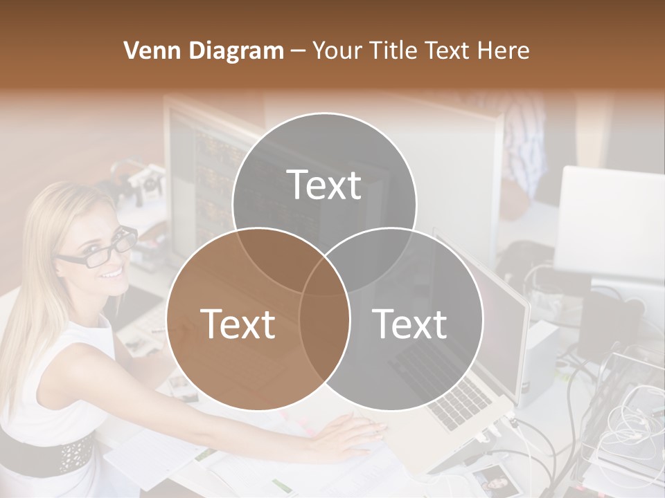 Happiness Copyspace Sit PowerPoint Template