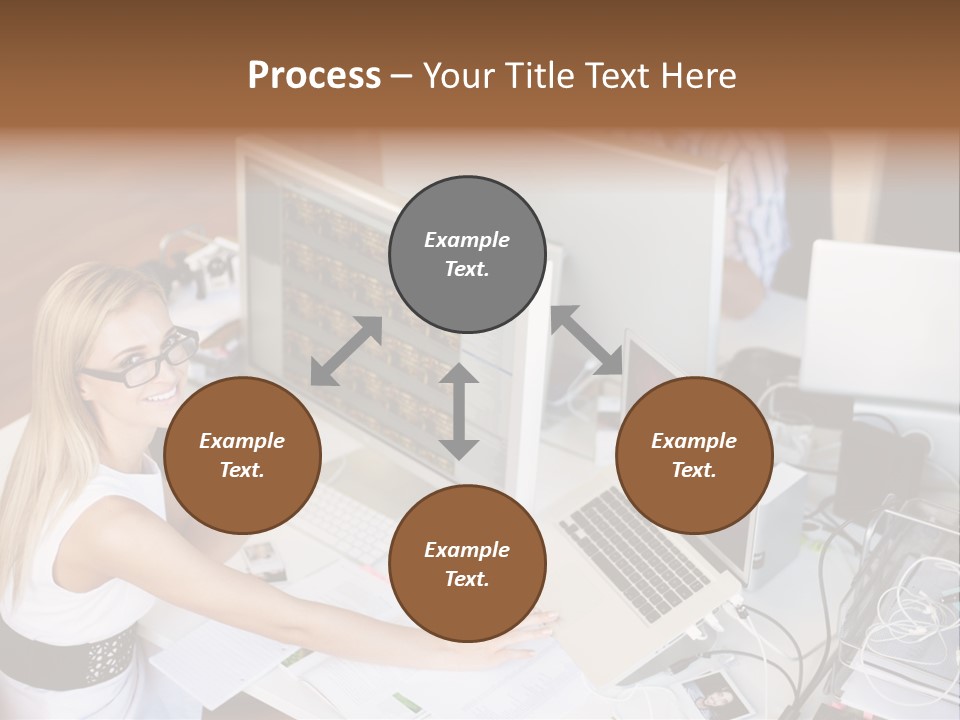 Happiness Copyspace Sit PowerPoint Template