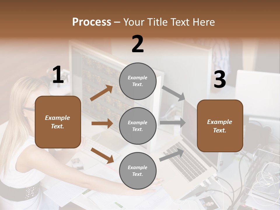 Happiness Copyspace Sit PowerPoint Template