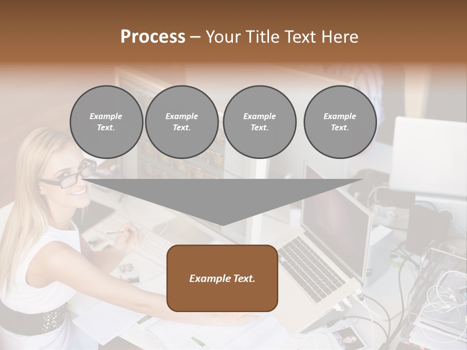 Happiness Copyspace Sit PowerPoint Template