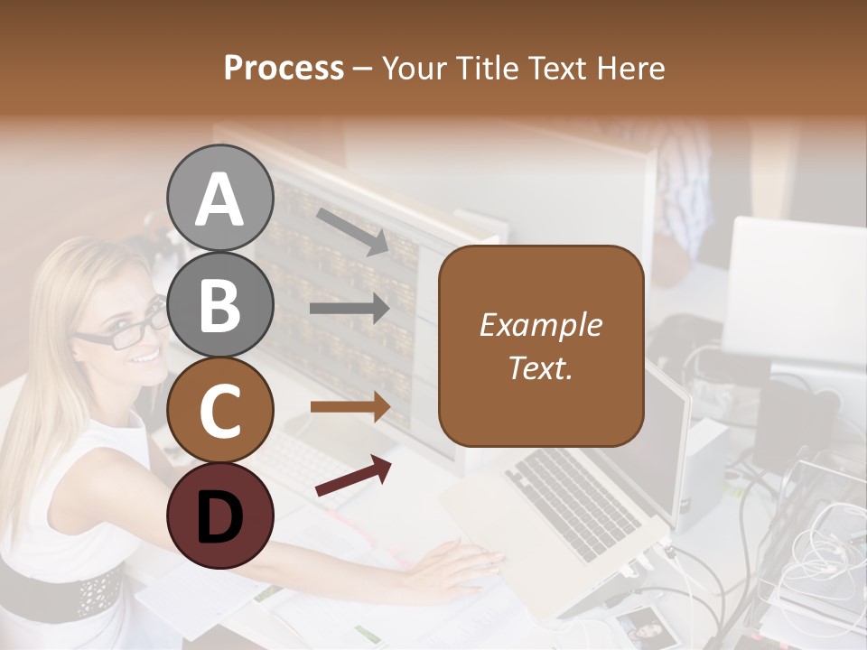 Happiness Copyspace Sit PowerPoint Template