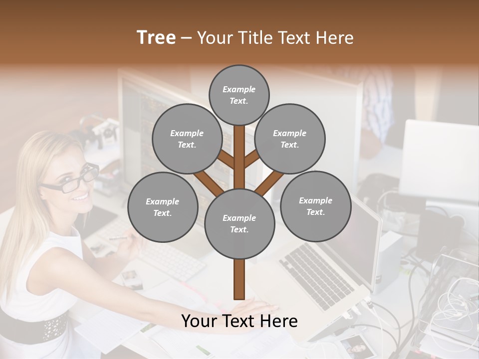 Happiness Copyspace Sit PowerPoint Template