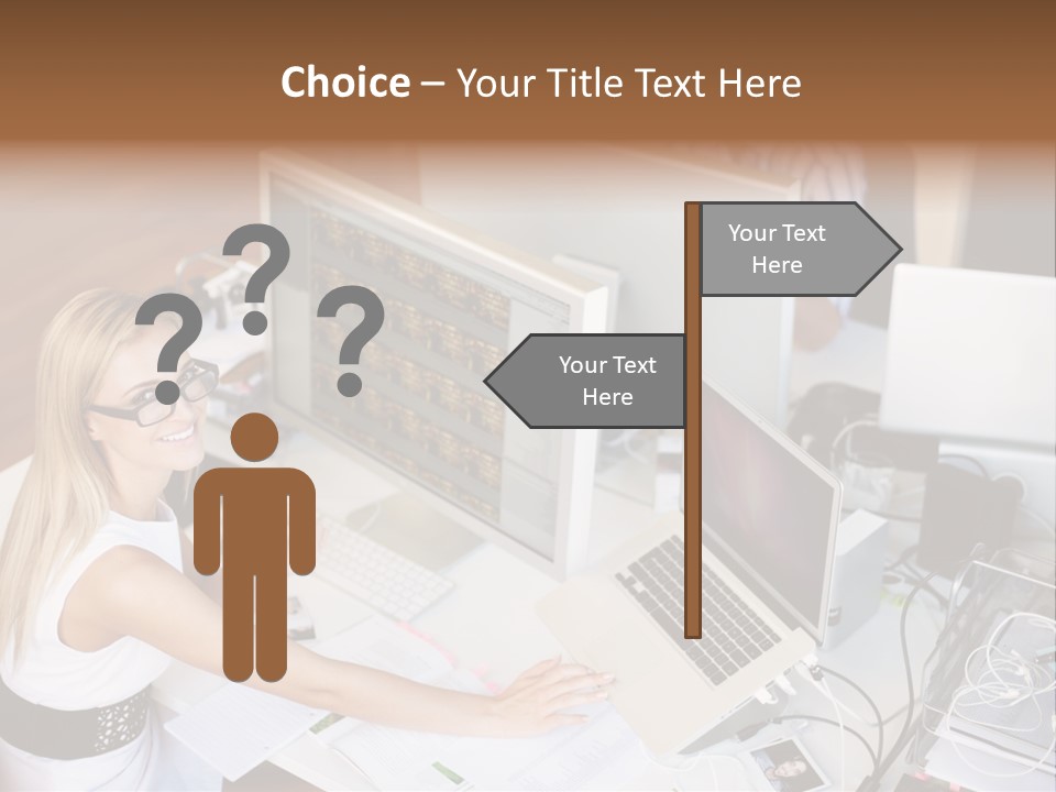 Happiness Copyspace Sit PowerPoint Template