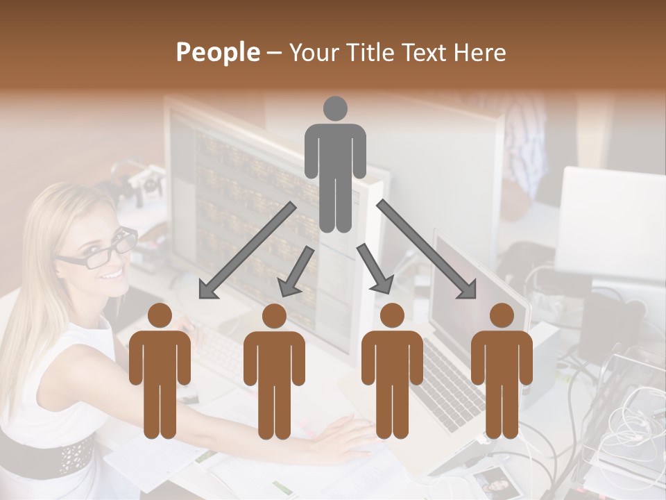 Happiness Copyspace Sit PowerPoint Template