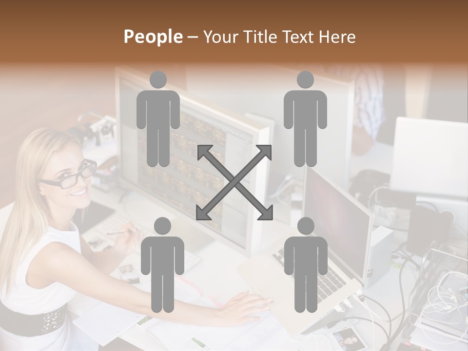 Happiness Copyspace Sit PowerPoint Template