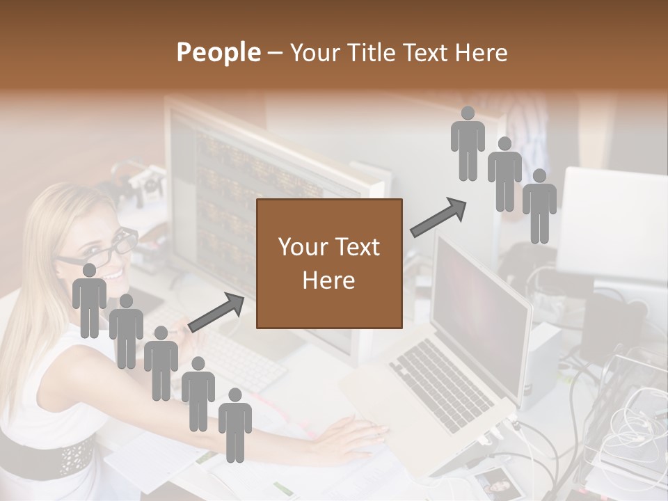 Happiness Copyspace Sit PowerPoint Template
