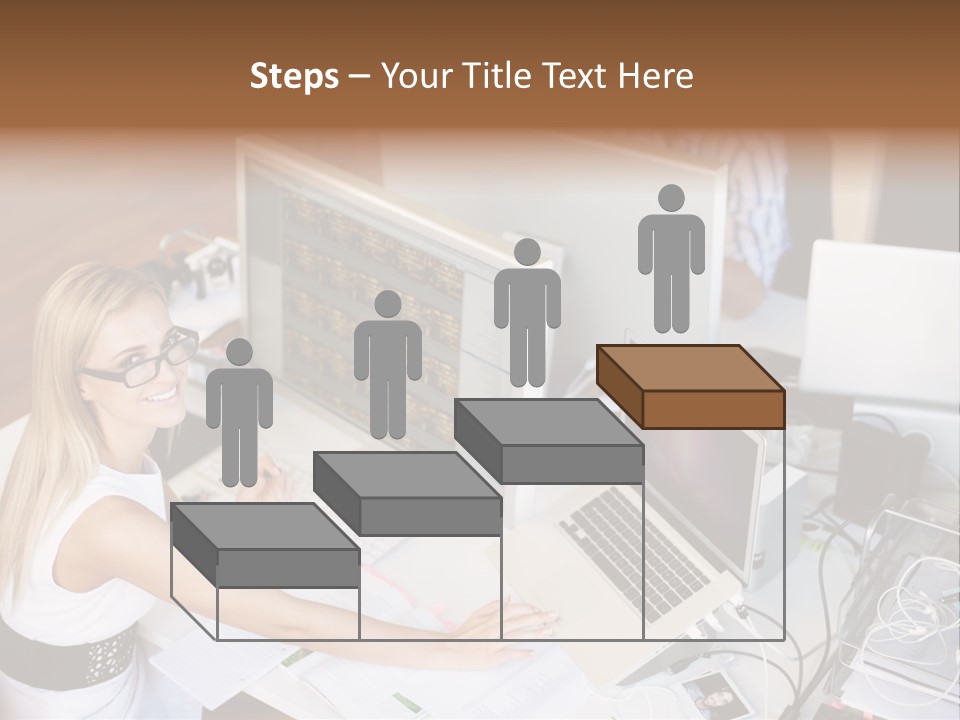 Happiness Copyspace Sit PowerPoint Template