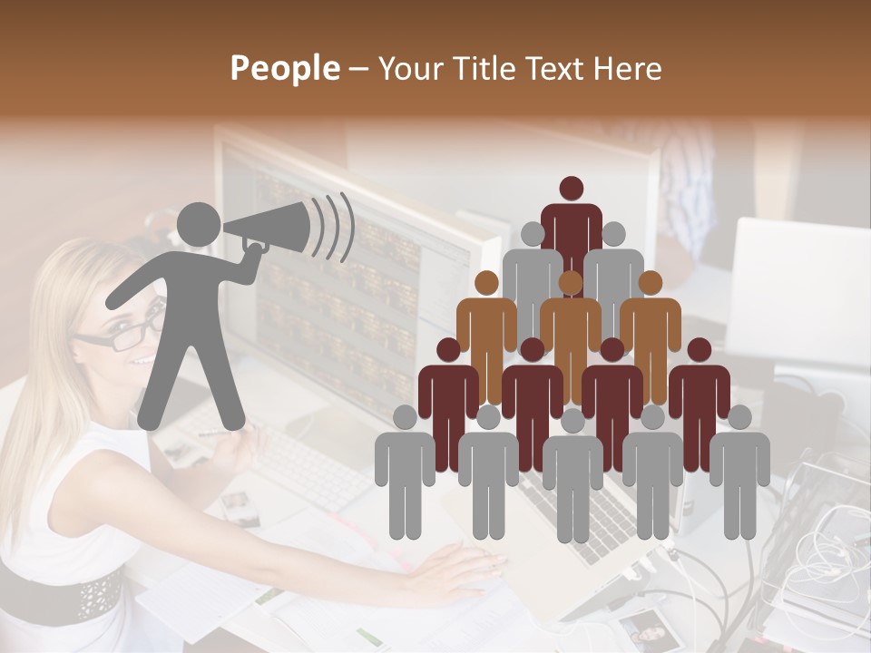 Happiness Copyspace Sit PowerPoint Template