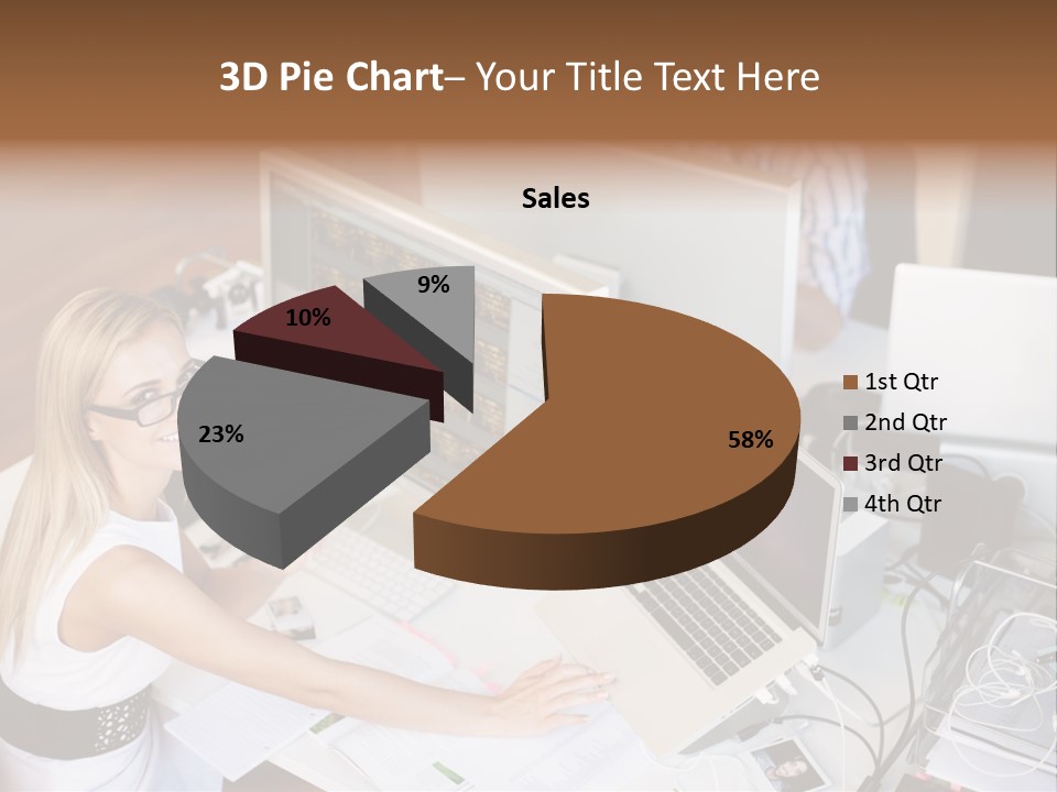 Happiness Copyspace Sit PowerPoint Template