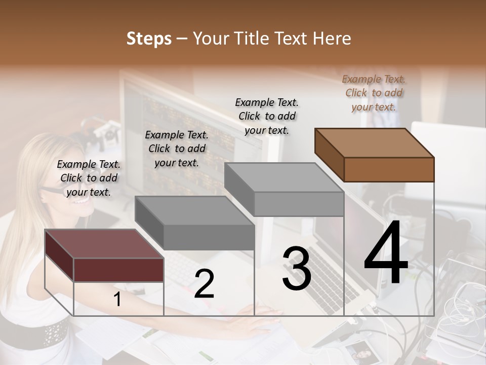 Happiness Copyspace Sit PowerPoint Template