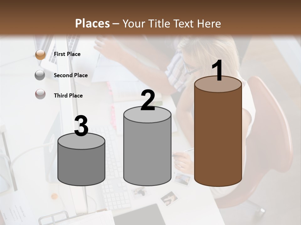 Editor Office Model PowerPoint Template