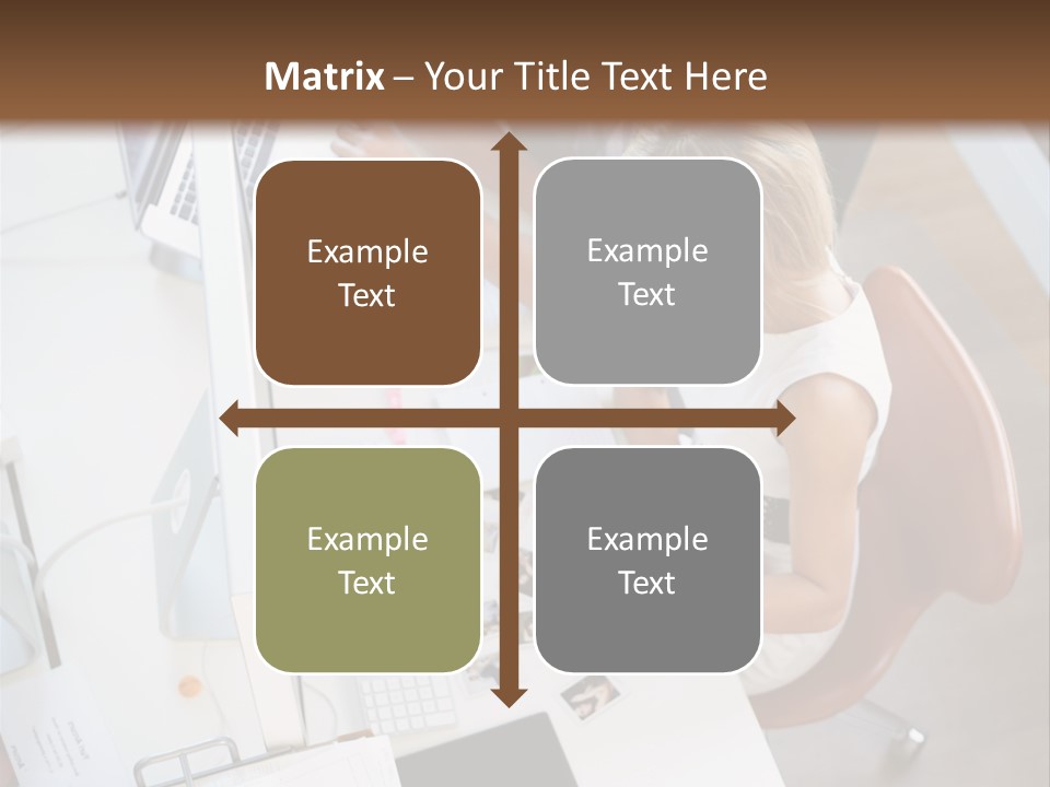 Editor Office Model PowerPoint Template