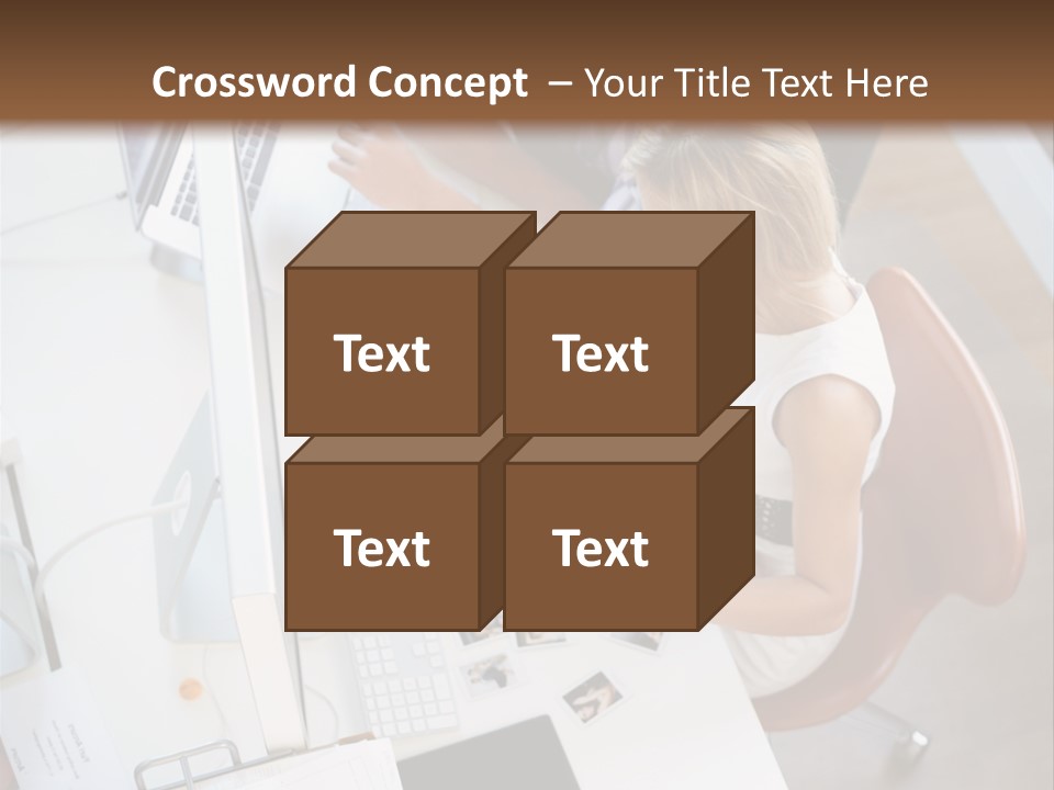 Editor Office Model PowerPoint Template