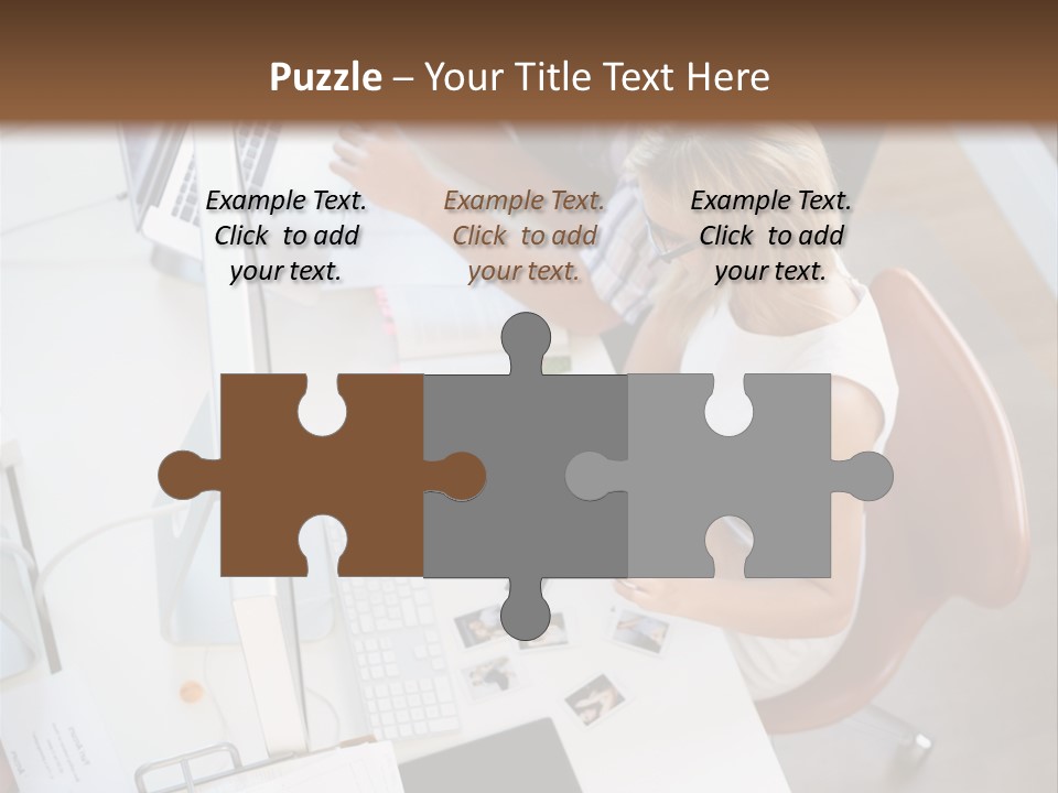 Editor Office Model PowerPoint Template