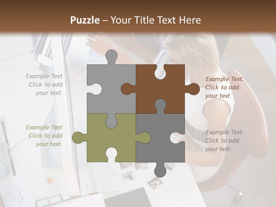Editor Office Model PowerPoint Template