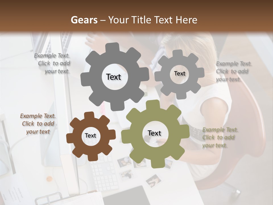 Editor Office Model PowerPoint Template