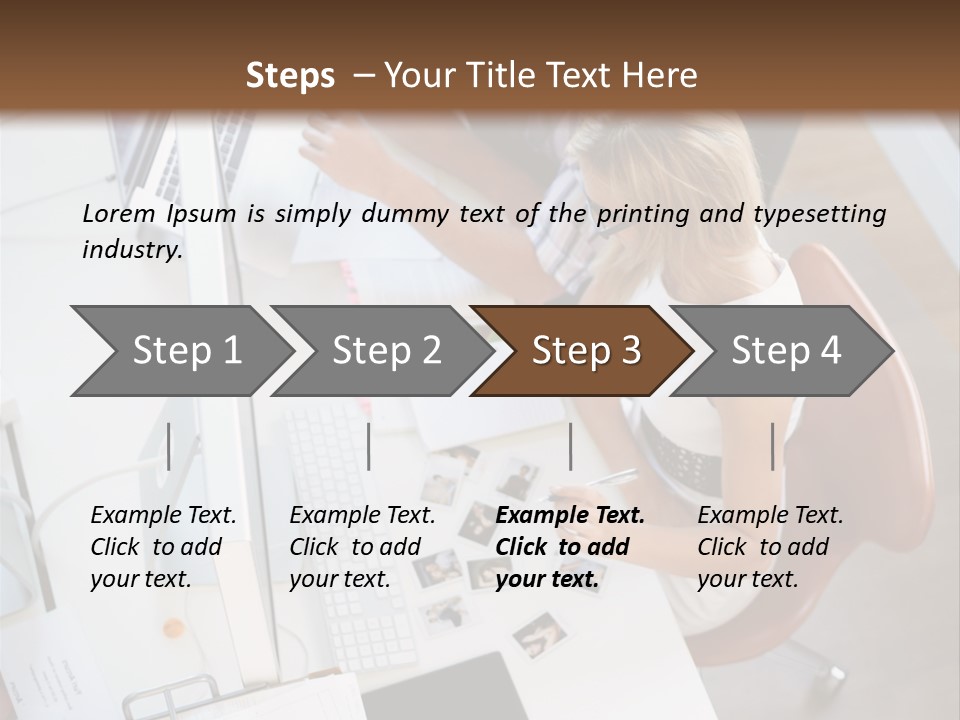 Editor Office Model PowerPoint Template